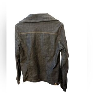 Simon Chang zip coat jacket Sz 8